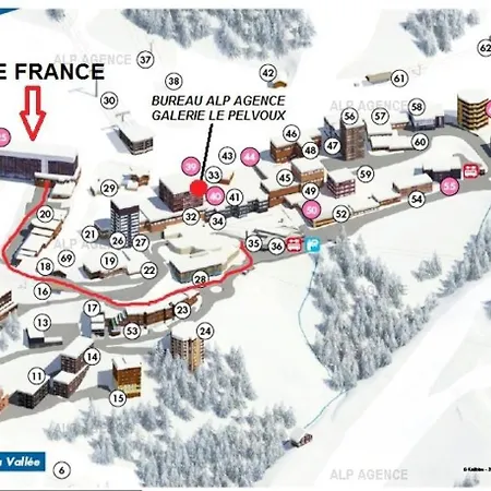 Apartment Le France - 2 Pieces 4 Pers - Le France - 852fr - Plagne Centre Mae-5134