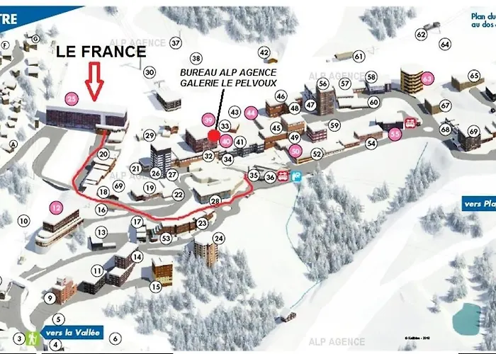 Apartment Le France - 2 Pieces 4 Pers - Le France - 852fr - Plagne Centre Mae-5134